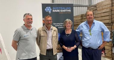 Australian Rare Earths (ASX:AR3) - Technical Director, Rick Pobjoy (left)